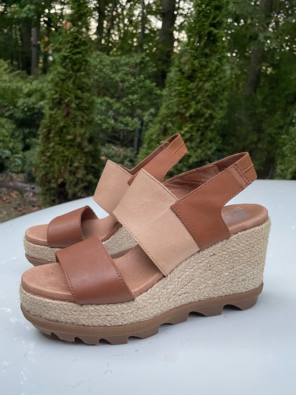 Sorel Joanie II Slingback Jute Wedge Sandals Size 6.5